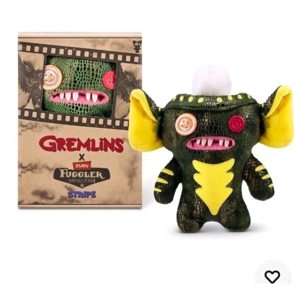 Zuru Fuggler Gremlins Gizmo and Stripe Plush Set Funny Ugly Monster New In Box - Picture 2 of 5